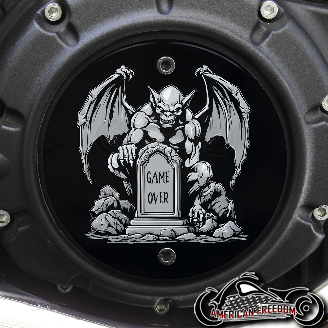 Indian Scout Derby Cover - Gargoyle Game Over